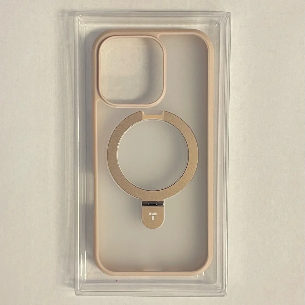 Torras Ostand Case iPhone 16 Pro Gold | Magnetic Ring Stand | New in Box